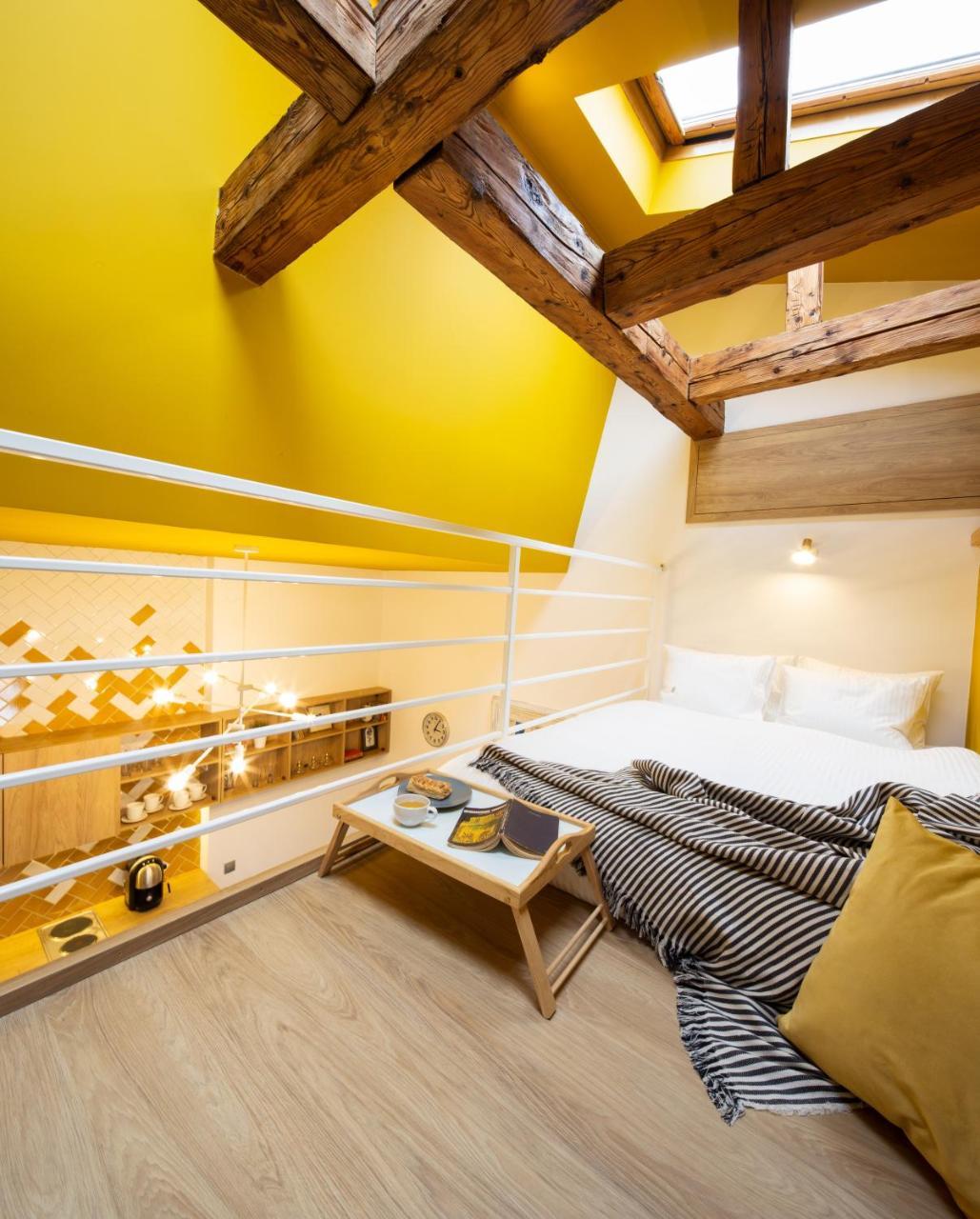 Yellow Apartment Kluž Exteriér fotografie